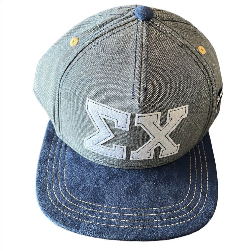 Sigma chi Snapback Hat Cotton Mesh Solid Flat Baseball Cap Trucker college